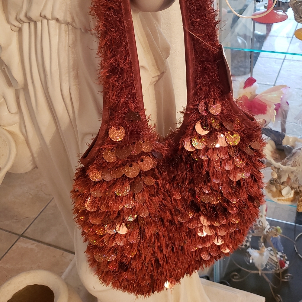 Brand new, unused sequin handbag